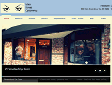 Tablet Screenshot of mainstoptometry.com